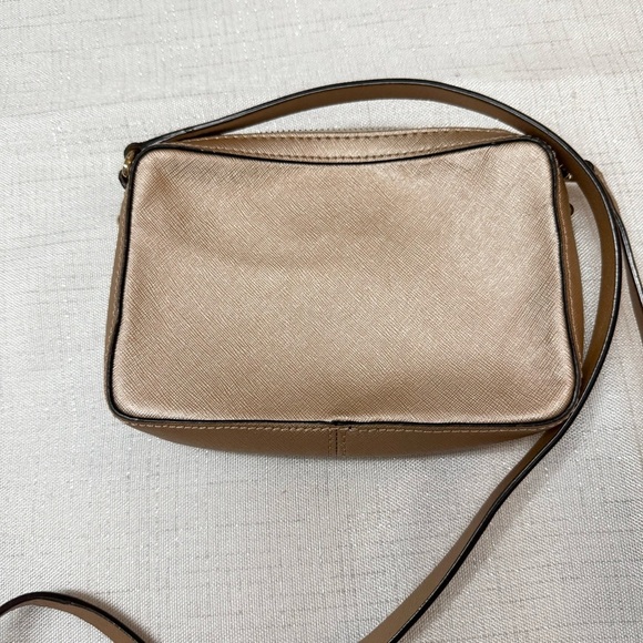 Kate Spade Staci Mini Camera Cossbody Bag Rose Gold Cow Leather Travel Casual - Picture 4 of 13